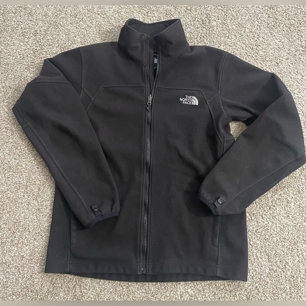 Womens The North Face Fleece Zip Front Jacket (S)